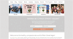 Desktop Screenshot of mainstreetvegan.net